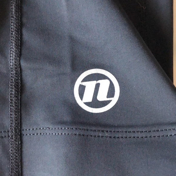 Mens Novara size XL Solid Black Padded Biker Shorts RN 37249 - Picture 2 of 9